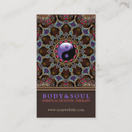 Cartão De Visita V2: Alternativo Oriental YinYang Nova Idade