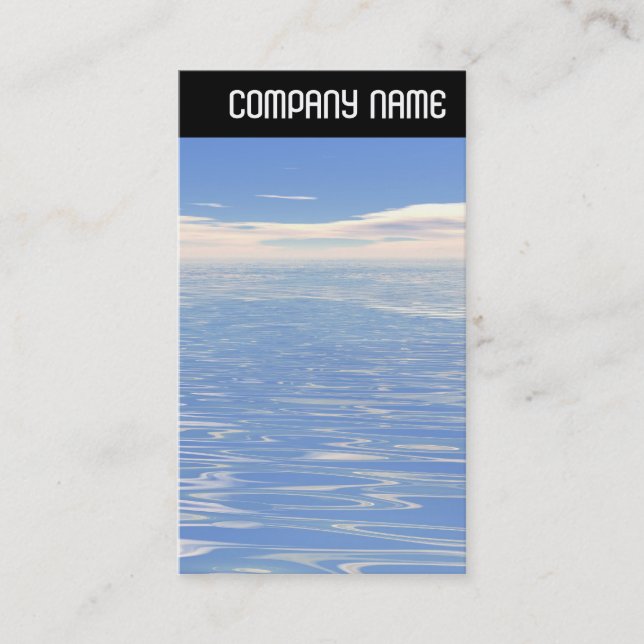 Cartão De Visita V Cabeçalho - Mar e Céu (Frente)