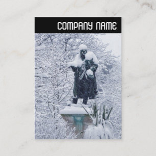 Cartão De Visita V Cabeçalho - Neve no Parque