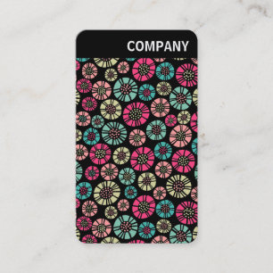 Cartão De Visita V Header - Abstrato Flores 031023