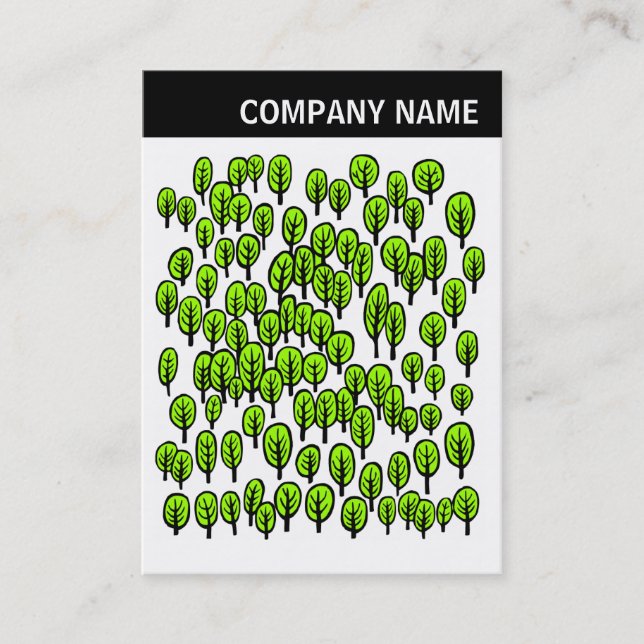 Cartão De Visita V Header - Image - Woodland Drawing 02 (Frente)
