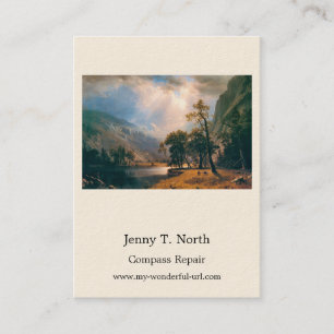 Cartão De Visita Vale Half Dome Yosemite, de Albert Bierstadt, 1870