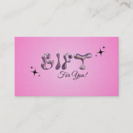 Cartão De Visita Vale-presente