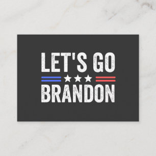 Cartão De Visita VAMOS PARA O Cardeal BRANDON