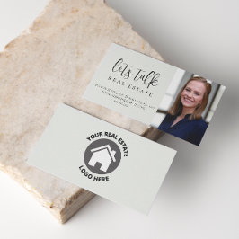 Cartão De Visita Vamos Talk Real Estate Professional