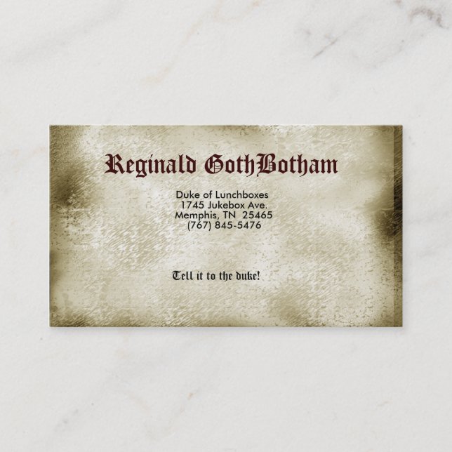 Cartão De Visita Vapor Punked (Frente)