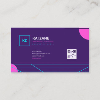 Cartão De Visita Vaporwave