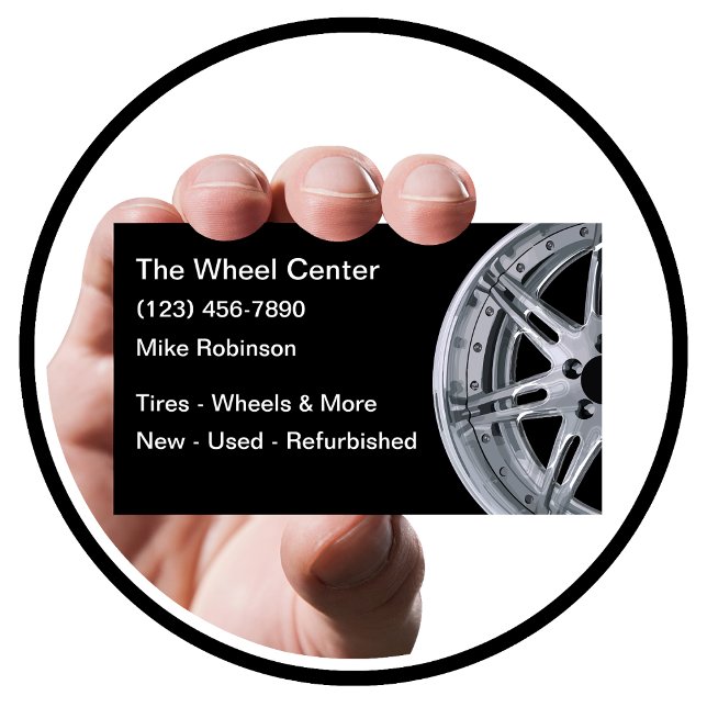 Cartão De Visita Varejo de acessórios para automóveis (Criador carregado)