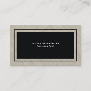 Cartão De Visita Variação de Textura Cruzada