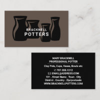 Vase Silhouettes, Pottery Store, Potters