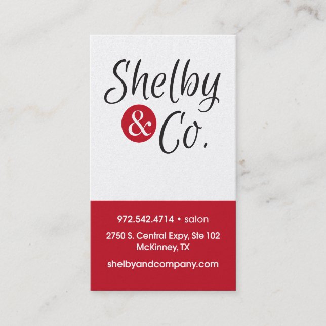 Cartão de visita vazio (Frente)