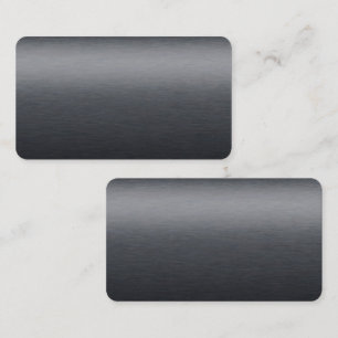 Cartão De Visita Vazio Black Metal