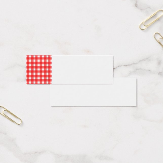 Cartão de visita Vazio de Xadrez de faixa branca v (Escritótio)