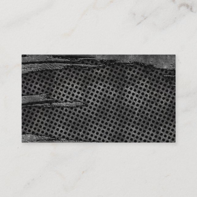 Cartão de visita vazio do design do metal (Frente)