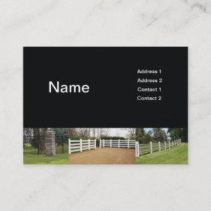 Cartão De Visita vedação