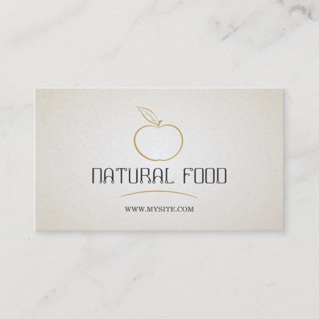 Cartão De Visita Vegetais de frutas/cartão saudável da (Frente)