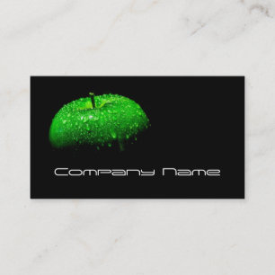 Cartão De Visita Vegetais de frutas/cartão saudável da