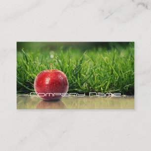 Cartão De Visita Vegetais de frutas/cartão saudável da