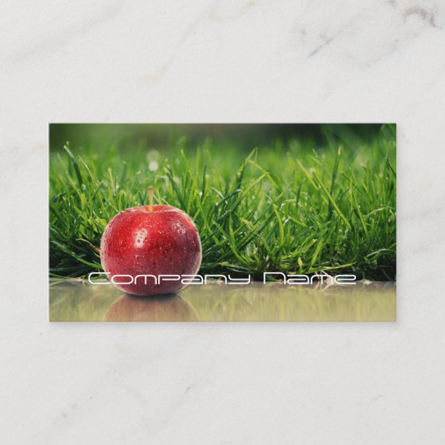 Cartão De Visita Vegetais de frutas/cartão saudável da (Frente)