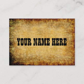 Cartão De Visita ~ velho do pergaminho