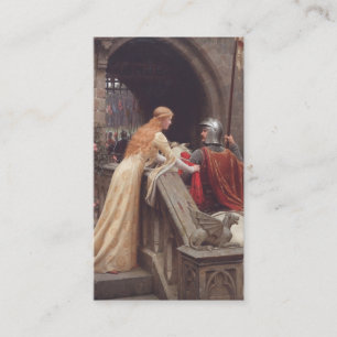 Cartão De Visita Velocidade do deus! - Edmund Blair Leighton