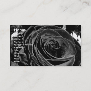 cartão de visita Velvet Rose