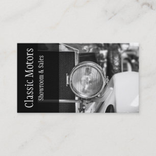 Cartão De Visita Venda automática de automóveis clássicos