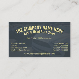 Cartão De Visita Venda de automóveis novos e usados - Vendas automá