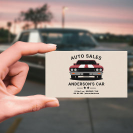 Cartão De Visita Vendas de Automóveis