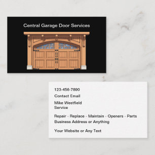 Cartão De Visita Vendas e Serviços de Portões de Garagem