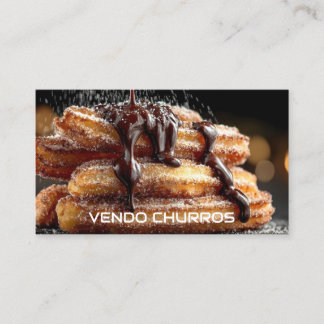 Cartão De Visita Vendo churros