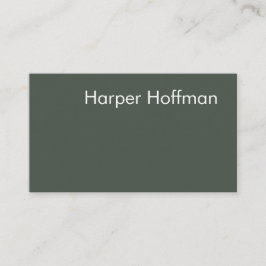 Cartão de visita Verde de Marinho profissional min