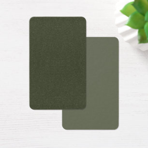 Cartão de visita Verde de Moss Texturizado - Vista