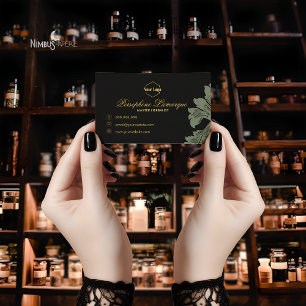 Cartão de visita verde e Cinza