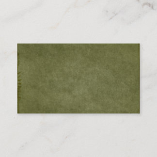 Cartão De Visita Verde escuro escovado Textured como o fundo