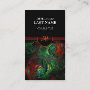 Cartão De Visita Verde Legal Elegante Moderno Profissional