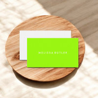 Verde limão profissional minimalista