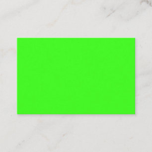 Cartão de Visita Verde Neon – Visual Personalizado