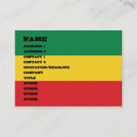 Verde, ouro (amarelo) e bandeira das cores