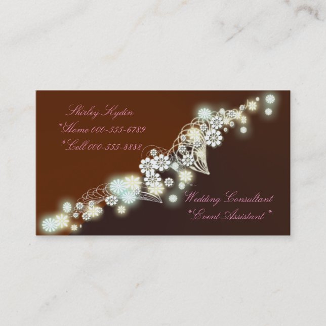 Cartão De Visita vermelho do vaga-lume (Frente)