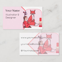 Vermelho Hanbok, Raposa & Arte de Fundação com Aca