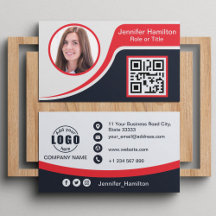 Vermelho preto profissional adicione seu logotipo 