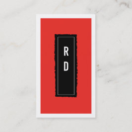 Cartão De Visita Vermelho profissional