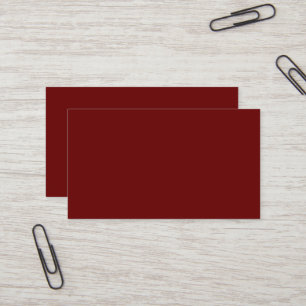 Cartão de Visita Vermelho Sangue