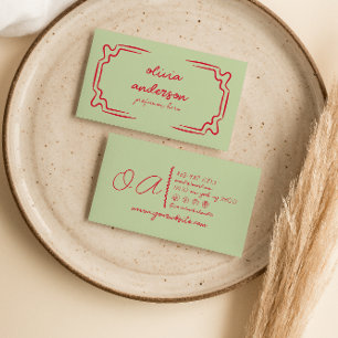 Cartão De Visita Vermelhos Vermelhos Vermelhos Vermelhos Retrorsos,