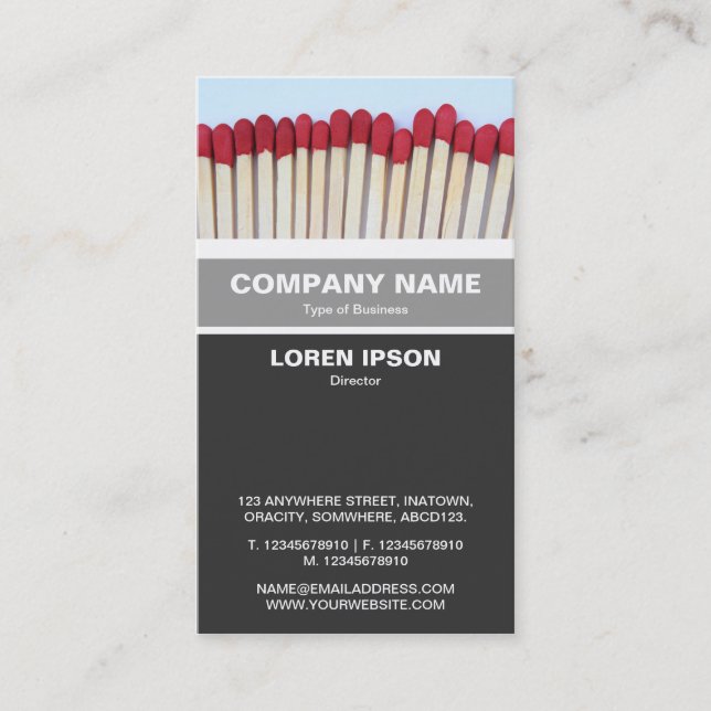 Cartão De Visita Vertical Banded - Corresponde a 03 (Frente)