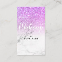 Cartão de visita vertical de mármore na moda de