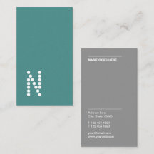 Cartão de visita vertical profissional simples