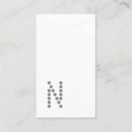 Cartão de visita vertical profissional simples