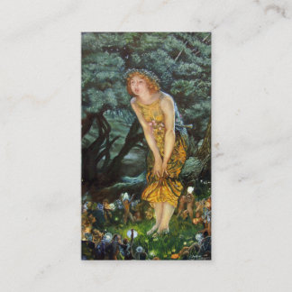 Cartão De Visita Véspera de plenos Verões, Edward Robert Hughes